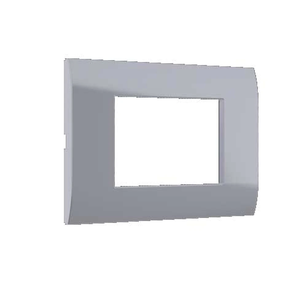 MODYS Πλαίσιο 3 ΣΤ. Ασημί - Aca Elec