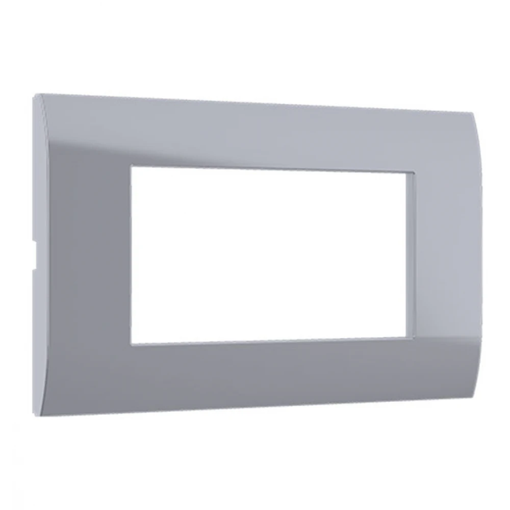 MODYS Πλαίσιο 4 ΣΤ. Ασημί - Aca Elec