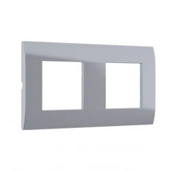 MODYS Πλαίσιο 2×2 ΣΤ. Ασημί - Aca Elec