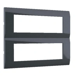 MODYS Πλαίσιο 2x7 ΣΤ. Ανθρακί - Aca Elec