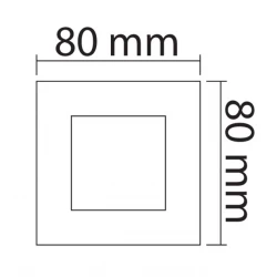 MODYS Πλαίσιο 2 ΣΤ.  Γκρι Σαγρέ - Aca Elec