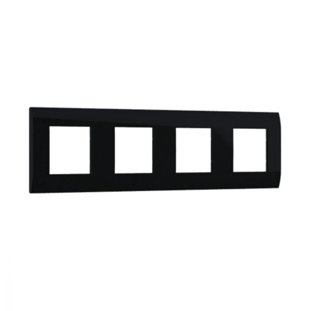 MODYS Πλαίσιο 4×2 ΣΤ. Μαύρο Ματ - Aca Elec