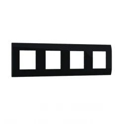 MODYS Πλαίσιο 4×2 ΣΤ. Μαύρο Ματ - Aca Elec