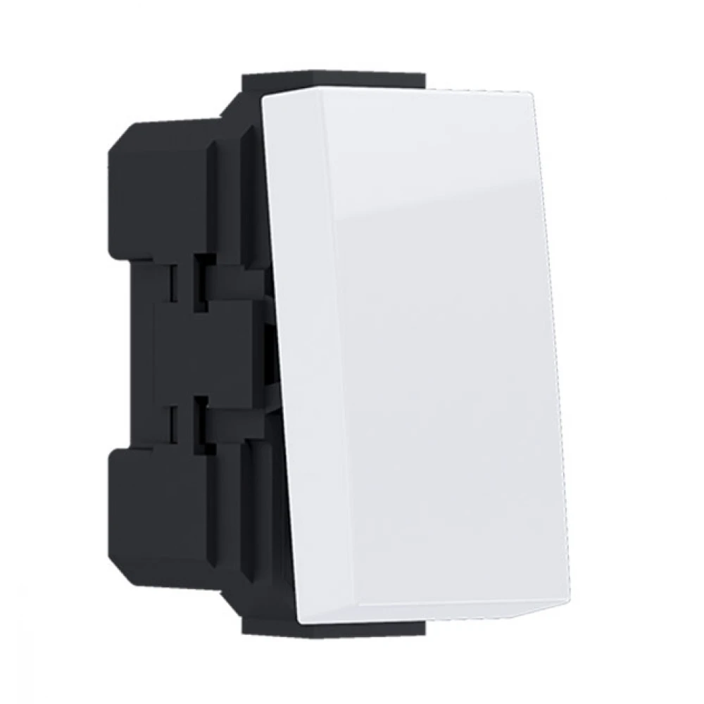 MODYS Διακόπτης Απλός Λευκός 1 ΣΤ. 1P 10AX 250VAC IP20 - Aca Elec
