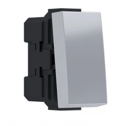 MODYS Διακόπτης Απλός Ασημί 1 ΣΤ. 1P 10AX 250VAC IP20 - Aca Elec