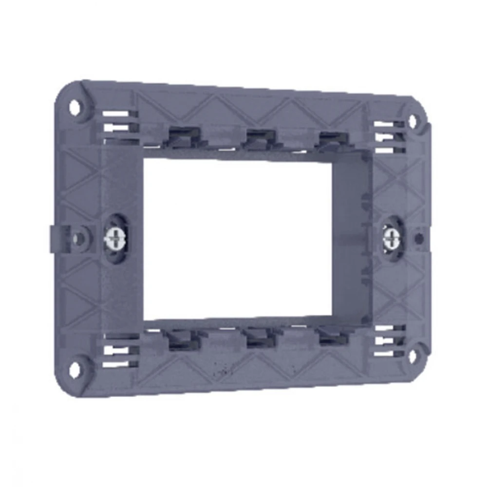 MODYS Πλαστική Βάση Στήριξης 3 Στοιχείων με Βίδες - Aca Elec