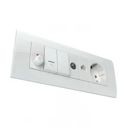 MODYS Πλαίσιο 7 ΣΤ. Λευκό - Aca Elec