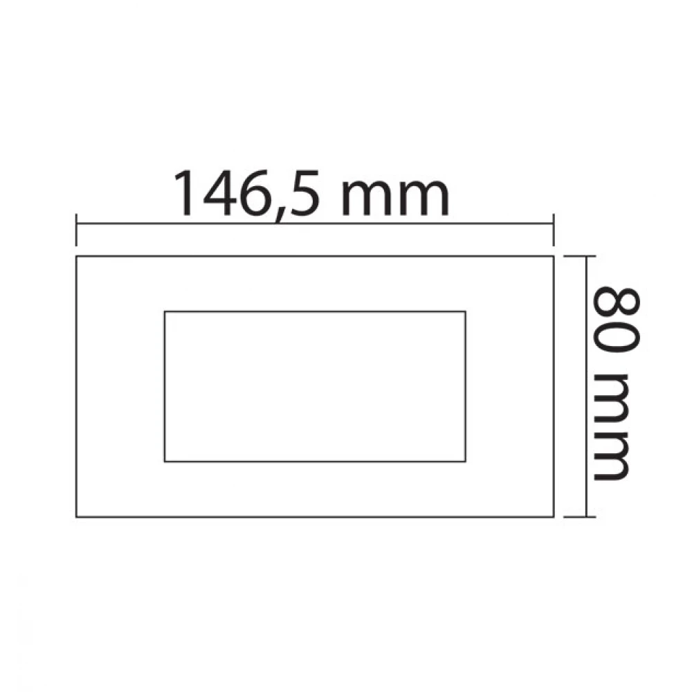 MODYS Πλαίσιο 4 ΣΤ. Ανθρακί - Aca Elec