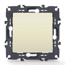 PRIME ΜΠΟΥΤΟΝ ΑΠΛΟ ΜΕ ΚΛΙΠ 1P 10A 250VAC IP20 ΙΒΟΥΑΡ - Aca Elec