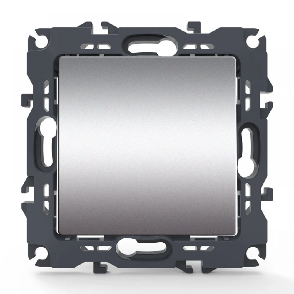 PRIME ΔΙΑΚΟΠΤΗΣ ΑΠΛΟΣ ΜΕ ΚΛΙΠ 1P 10AX 250VAC IP20 MAT ΑΛΟΥΜΙΝΙΟ - Aca Elec