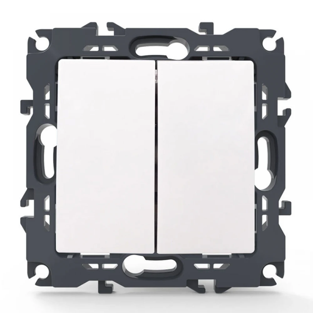 PRIME ΔΙΑΚΟΠΤΗΣ ΚΟΜΜΥΤΑΤΕΡ ΜΕ ΚΛΙΠ 1+1P 10AX 250VAC IP20 ΛΕΥΚΟΣ - Aca Elec