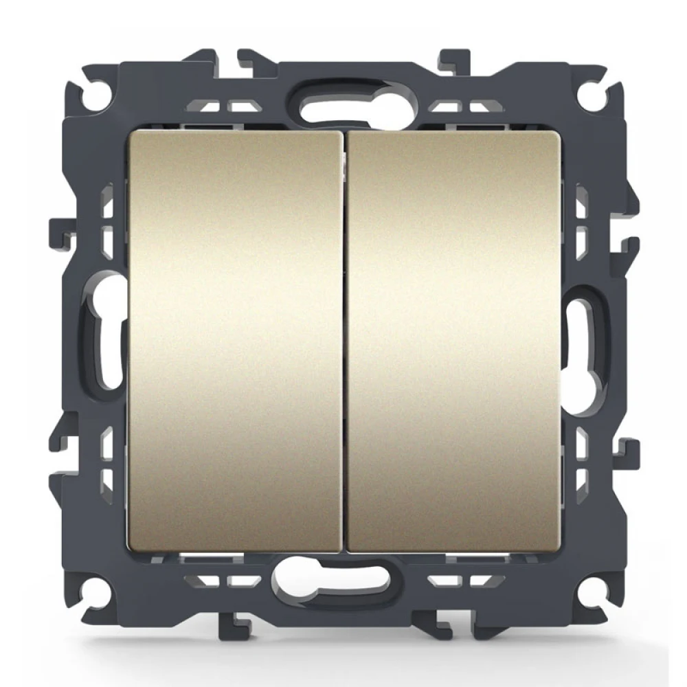 PRIME ΔΙΑΚΟΠΤΗΣ ΚΟΜΜΥΤΑΤΕΡ ΜΕ ΚΛΙΠ 1+1P 10AX 250VAC IP20 MAT ΣΑΜΠΑΝΙΖΕ - Aca Elec