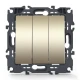 PRIME ΔΙΑΚΟΠΤΗΣ ΤΡΙΠΛΟΣ ΑΠΛΟΣ ΜΕ ΒΙΔΑ 1+1+1P 10AX 250VAC IP20 MAT ΣΑΜΠΑΝΙΖΕ - Aca Elec