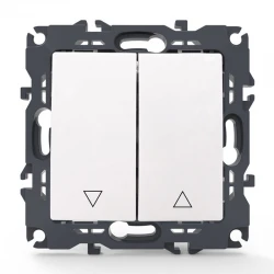 PRIME ΔΙΑΚΟΠΤΗΣ ΡΟΛΩΝ ΜΕ ΚΛΙΠ 1-1P 10AX 250VAC IP20 ΛΕΥΚΟΣ - Aca Elec