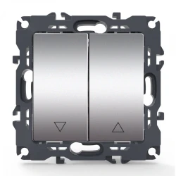 PRIME ΔΙΑΚΟΠΤΗΣ ΡΟΛΩΝ ΜΕ ΚΛΙΠ 1-1P 10AX 250VAC IP20 MAT ΑΛΟΥΜΙΝΙΟ - Aca Elec