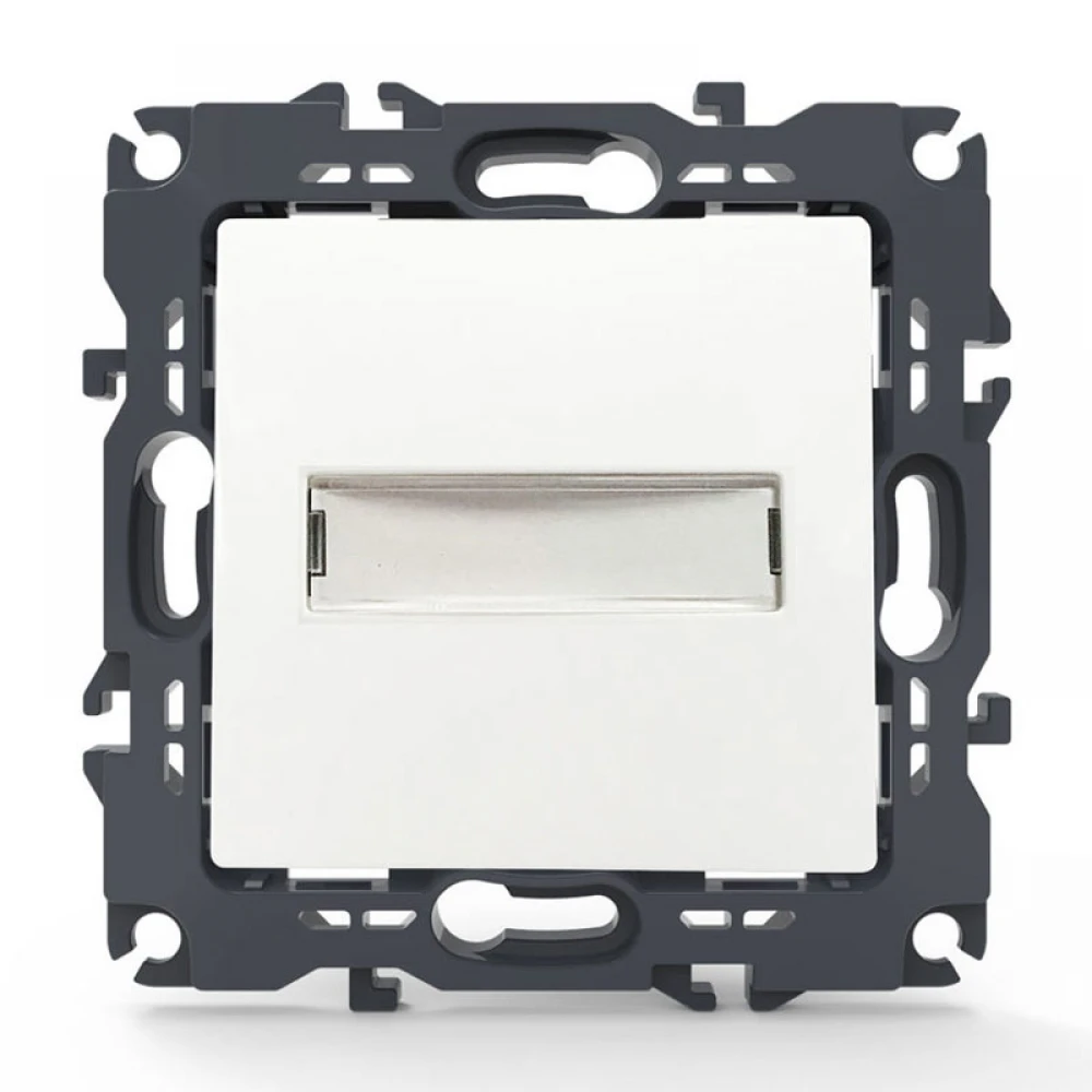 PRIME ΜΠΟΥΤΟΝ ΕΠΙΓΡΑΦΗΣ & LED ΛΥΧΝΙΑ (12VAC) ΜΕ ΚΛΙΠ 1P 10A 250VAC IP20 ΛΕΥΚΟ - Aca Elec