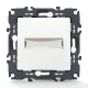 PRIME ΜΠΟΥΤΟΝ ΕΠΙΓΡΑΦΗΣ & LED ΛΥΧΝΙΑ (12VAC) ΜΕ ΚΛΙΠ 1P 10A 250VAC IP20 ΛΕΥΚΟ - Aca Elec