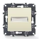 PRIME ΜΠΟΥΤΟΝ ΕΠΙΓΡΑΦΗΣ & LED ΛΥΧΝΙΑ (12VAC) ΜΕ ΚΛΙΠ 1P 10A 250VAC IP20 ΙΒΟΥΑΡ - Aca Elec