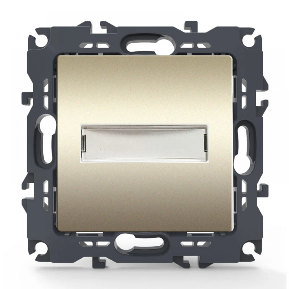 PRIME ΜΠΟΥΤΟΝ ΕΠΙΓΡΑΦΗΣ & LED ΛΥΧΝΙΑ (12VAC) ΜΕ ΚΛΙΠ 1P 10A 250VAC IP20 MAT ΣΑΜΠΑΝΙΖΕ - Aca Elec