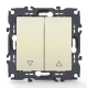 PRIME ΜΠΟΥΤΟΝ ΡΟΛΩΝ ΜΕ ΚΛΙΠ 1-1P 10A 250VAC IP20 ΙΒΟΥΑΡ - Aca Elec