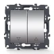 PRIME ΜΠΟΥΤΟΝ ΡΟΛΩΝ ΜΕ ΚΛΙΠ 1-1P 10A 250VAC IP20 MAT ΑΛΟΥΜΙΝΙΟ - Aca Elec