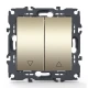 PRIME ΜΠΟΥΤΟΝ ΡΟΛΩΝ ΜΕ ΚΛΙΠ 1-1P 10A 250VAC IP20 MAT ΣΑΜΠΑΝΙΖΕ - Aca Elec