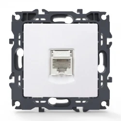 PRIME ΠΡΙΖΑ ΤΗΛΕΦΩΝΟΥ 1xRJ11 CAT3 IP20 ΛΕΥΚΗ - Aca Elec
