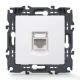 PRIME ΠΡΙΖΑ ΔΙΚΤΥΟΥ 1xRJ45 CAT6 UTP IP20 ΛΕΥΚΗ - Aca Elec