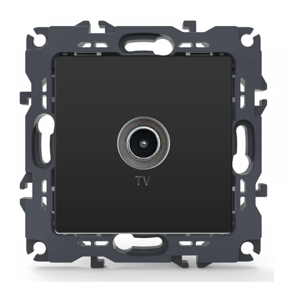 PRIME ΠΡΙΖΑ TV ΔΙΕΛΕΥΣΗΣ ΘΩΡΑΚΙΣΗ ΑΡΣΕΝΙΚΟ ΦΙΣ IP20 MAT ΑΝΘΡΑΚΙ - Aca Elec