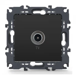 PRIME ΠΡΙΖΑ TV ΔΙΕΛΕΥΣΗΣ ΘΩΡΑΚΙΣΗ ΑΡΣΕΝΙΚΟ ΦΙΣ IP20 MAT ΑΝΘΡΑΚΙ - Aca Elec