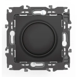 PRIME DIMMER 1 WAY 1P TRIAC 300VA 250VAC IP20 MAT ΑΝΘΡΑΚΙ - Aca Elec