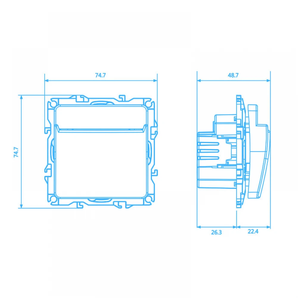PRIME ΚΑΡΤΟΔΙΑΚΟΠΤΗΣ 1P 220-250VAC 50Hz 30A 30±5s IP20 MAT ΑΛΟΥΜΙΝΙΟ - Aca Elec