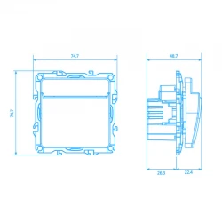 PRIME ΚΑΡΤΟΔΙΑΚΟΠΤΗΣ 1P 220-250VAC 50Hz 30A 30±5s IP20 MAT ΑΝΘΡΑΚΙ - Aca Elec