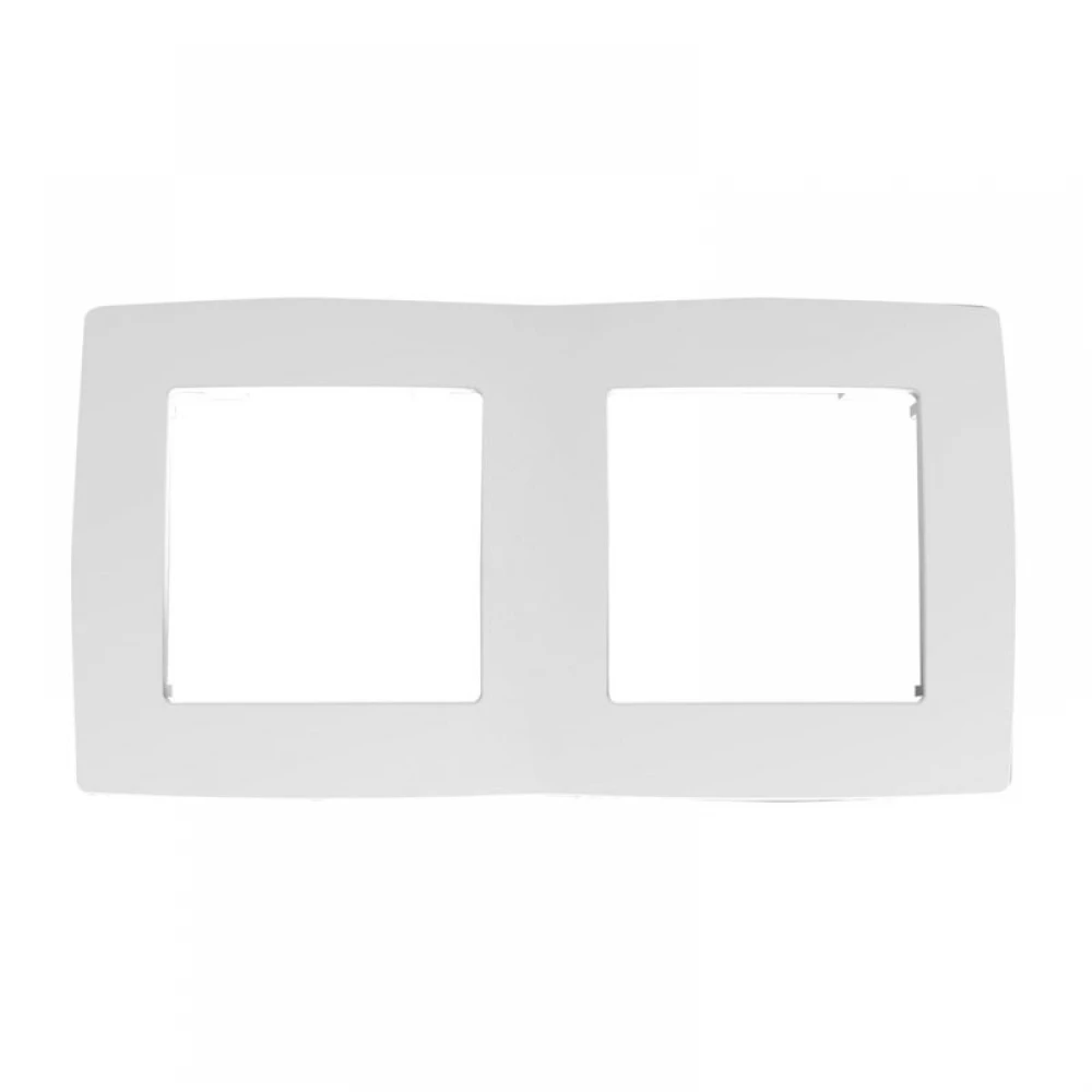 PRIME ΠΛΑΙΣΙΟ 2 ΘΕΣΕΩΝ IP20 ΛΕΥΚΟ - Aca Elec