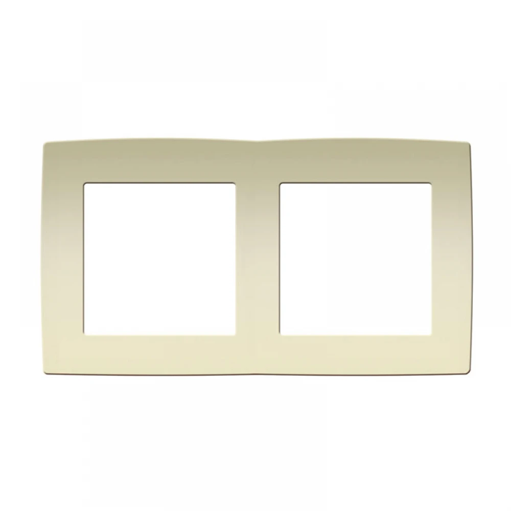 PRIME ΠΛΑΙΣΙΟ 2 ΘΕΣΕΩΝ IP20 ΙΒΟΥΑΡ - Aca Elec