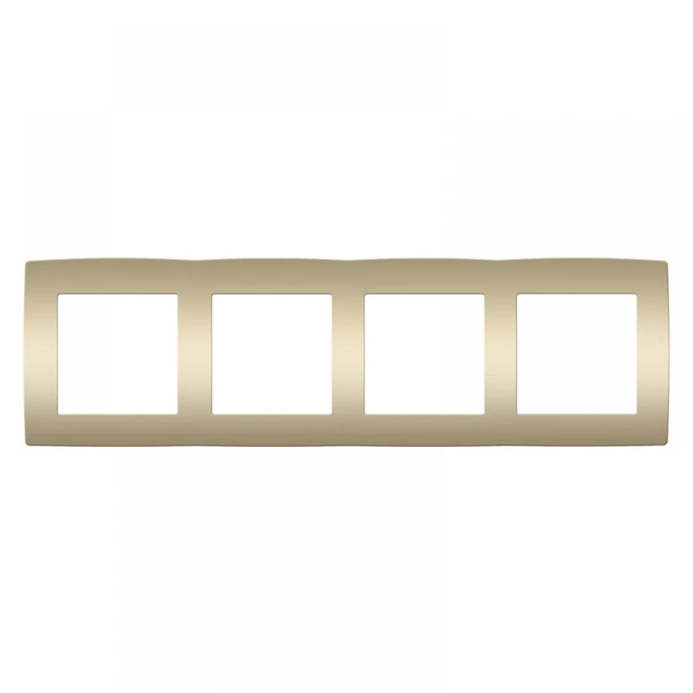 PRIME ΠΛΑΙΣΙΟ 4 ΘΕΣΕΩΝ IP20 MAT ΣΑΜΠΑΝΙΖΕ - Aca Elec