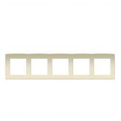 PRIME ΠΛΑΙΣΙΟ 5 ΘΕΣΕΩΝ IP20 ΙΒΟΥΑΡ - Aca Elec