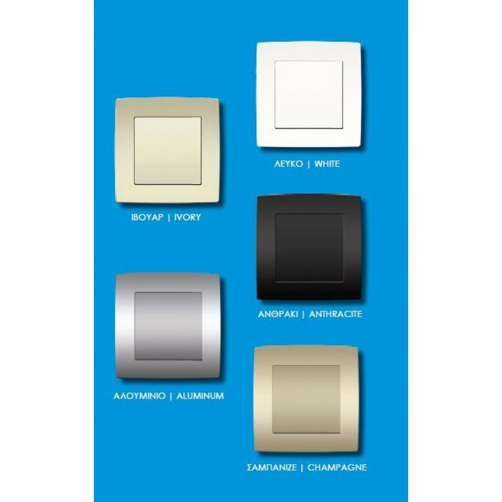 PRIME ΠΛΑΙΣΙΟ 3 ΘΕΣΕΩΝ IP20 MAT ΑΝΘΡΑΚΙ - Aca Elec