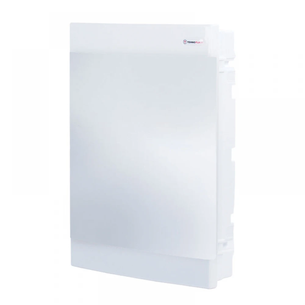 Πίνακας U3X18CW 54 Θέσεων / 3 Σειρές, Χωνευτός Με Λευκή Πλαστική Πόρτα IP40- Tehnoplast