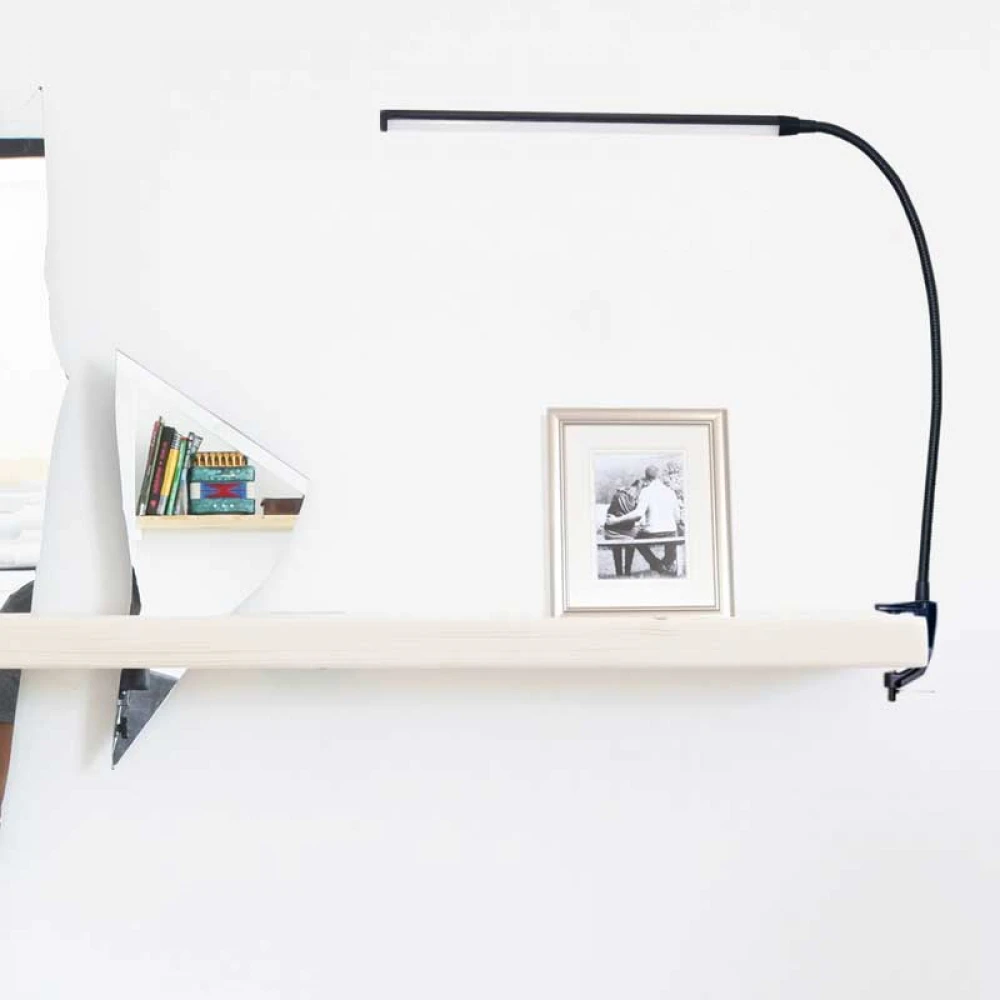 Φωτιστικό Γραφείου Μεταλλικό LED Αφής Dimmable Μαύρο - Aca Decor