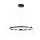 LED Κρεμαστό Φωτιστικό Μεταλλικό Μαύρο D60cm 36W KYMA - Aca Decor