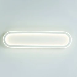 ΟΡΟΦΗΣ Φ/Σ LED 33W DIM CCT 3300LM SOLO ΜΕΤΑΛΛΙΚΟ ΛΕΥΚΟ IP20 57X14X6CM - ACA