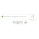 LED T5 LIGHT ON-OFF 18W 1200mm 4000K 1900LM  230V 120° Ra80 ACA