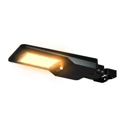 ΗΛΙΑΚΟ ΦΩΤΙΣΤΙΚΟ ΟΔΙΚΟΥ ΔΙΚΤΥΟΥ LED SMD ACA ORVAN40CCT ΜΑΥΡΟ 40W 3000K/4000K/6500K 6000LM 3CCT PIR IP65 - ACA