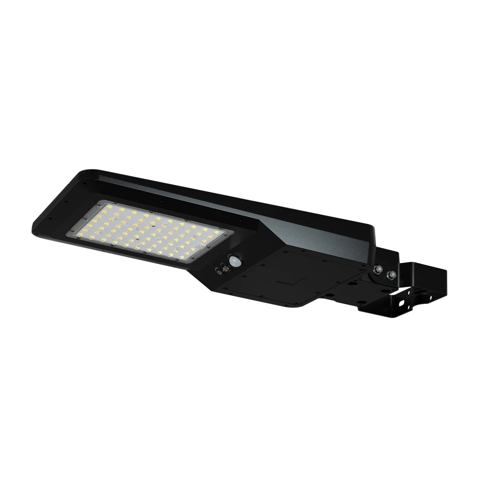 ΗΛΙΑΚΟ ΦΩΤΙΣΤΙΚΟ ΟΔΙΚΟΥ ΔΙΚΤΥΟΥ LED SMD ACA ORVAN40CCT ΜΑΥΡΟ 40W 3000K/4000K/6500K 6000LM 3CCT PIR IP65 - ACA