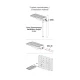 ΗΛΙΑΚΟ ΦΩΤΙΣΤΙΚΟ ΟΔΙΚΟΥ ΔΙΚΤΥΟΥ LED SMD ACA ORVEL12CCT ΜΑΥΡΟ 12W 3000K/4000K/6500K 1900LM 3CCT PIR IP65