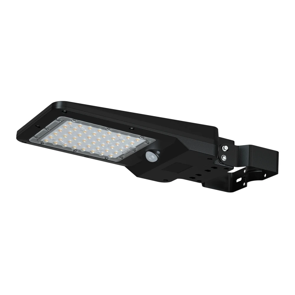 ΗΛΙΑΚΟ ΦΩΤΙΣΤΙΚΟ ΟΔΙΚΟΥ ΔΙΚΤΥΟΥ LED SMD ACA ORVEL12CCT ΜΑΥΡΟ 12W 3000K/4000K/6500K 1900LM 3CCT PIR IP65 ACA