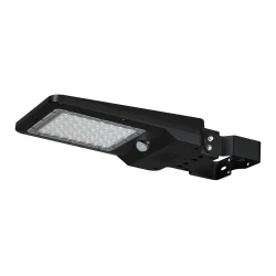 ΗΛΙΑΚΟ ΦΩΤΙΣΤΙΚΟ ΟΔΙΚΟΥ ΔΙΚΤΥΟΥ LED SMD ACA ORVEL12CCT ΜΑΥΡΟ 12W 3000K/4000K/6500K 1900LM 3CCT PIR IP65 ACA