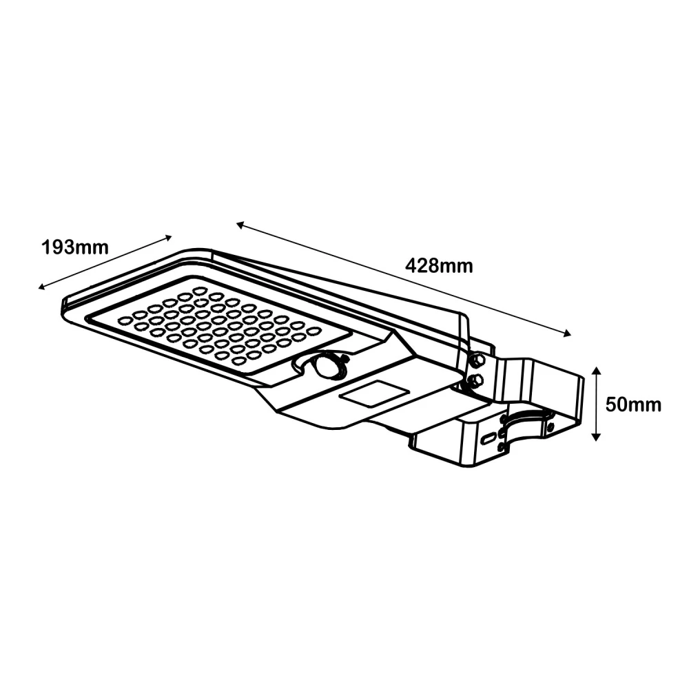 ΗΛΙΑΚΟ ΦΩΤΙΣΤΙΚΟ ΟΔΙΚΟΥ ΔΙΚΤΥΟΥ LED SMD ACA ORVEL12CCT ΜΑΥΡΟ 12W 3000K/4000K/6500K 1900LM 3CCT PIR IP65 ACA