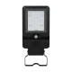 ΗΛΙΑΚΟ ΦΩΤΙΣΤΙΚΟ ΟΔΙΚΟΥ ΔΙΚΤΥΟΥ LED SMD ACA ORVEL12CCT ΜΑΥΡΟ 12W 3000K/4000K/6500K 1900LM 3CCT PIR IP65 ACA